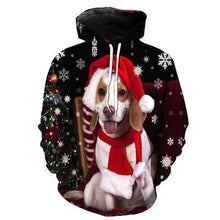 Load image into Gallery viewer, Christmas 3D Hoodies Funny Dog