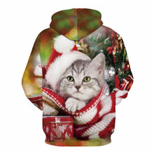 Load image into Gallery viewer, Christmas 3D Print Hoodies Sweatshirt 2017 Xmas Cat
