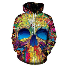 Load image into Gallery viewer, Skull-printed-tee-T-shirt-sweater-zip-hoodies-tank-top-for-men-women