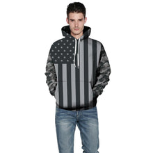 Load image into Gallery viewer, New Fashion 2017 Autumn Men's Hoodies Print USA Flag Stars Striped 3d