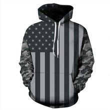 Load image into Gallery viewer, New Fashion 2017 Autumn Men's Hoodies Print USA Flag Stars Striped 3d