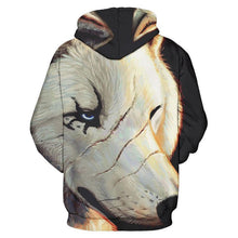 Load image into Gallery viewer, New Fashion Men/women Hooded Hoodies Print Big Wolf Face Unisex Thin 3d