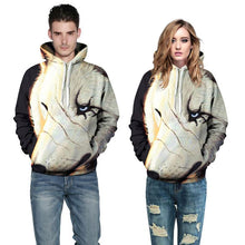 Load image into Gallery viewer, New Fashion Men/women Hooded Hoodies Print Big Wolf Face Unisex Thin 3d