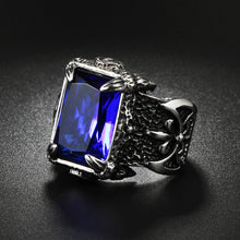 Load image into Gallery viewer, Blue Big Stone Ring For Man