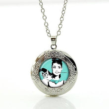 Load image into Gallery viewer, Vintage Elvis Presley locket Pendant The King Rock Jewelry Marilyn Monroe Audrey Hepburn