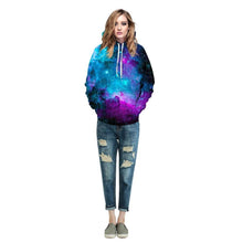 Load image into Gallery viewer, Space Galaxy 3D Sweatshirts With Cap Men/women