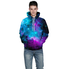 Load image into Gallery viewer, Space Galaxy 3D Sweatshirts With Cap Men/women