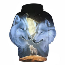 Load image into Gallery viewer, Wolf Printed 3d Hoodies Funny