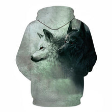 Load image into Gallery viewer, Wolf Printed Hoodies 3D