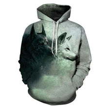 Load image into Gallery viewer, Wolf Printed Hoodies 3D