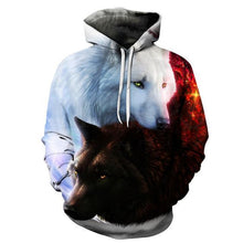 Load image into Gallery viewer, Wolf Printed Hoodies Men 3d Hoodies